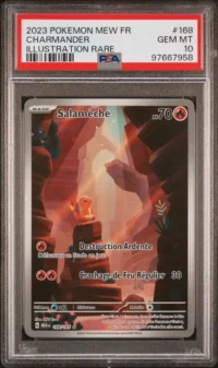 PSA 10 Salamèche AR 168/165 - Pokémon EV3.5 : 151 - Français