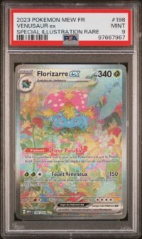 PSA 9 Florizarre ex 198/165 - Pokémon EV3.5 : 151 - Français