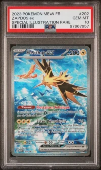 PSA 10 Électhor ex 202/165 - Pokémon EV3.5 : 151 - Français