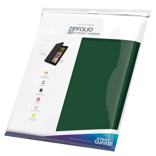 Ultimate Guard Zipfolio 480 - 24-Pocket XenoSkin (Quadrow) - Vert – Image 6