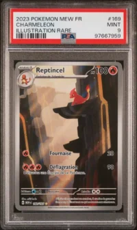 PSA 9 Reptincel AR 169/165 - Pokémon EV3.5 : 151 - Français