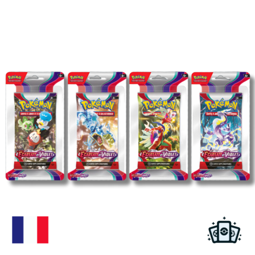 Artset Booster Blister Pokémon EV1 : Écarlate et Violet - FR