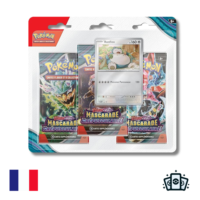 Tripack Ronflex Pokémon EV6 : Mascarade Crépusculaire - FR