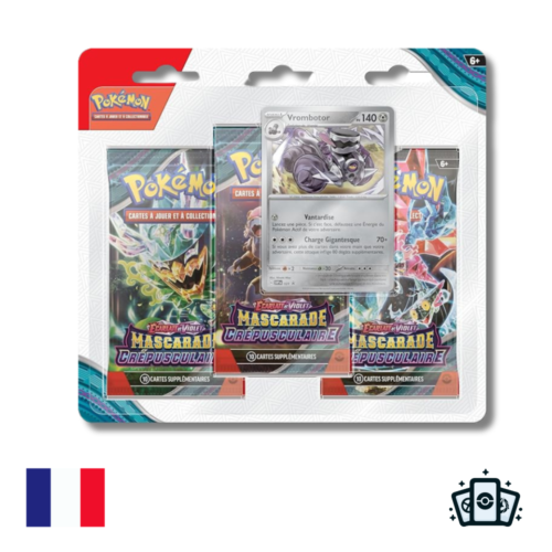 Tripack Vrombotor Pokémon EV6 : Mascarade Crépusculaire - FR