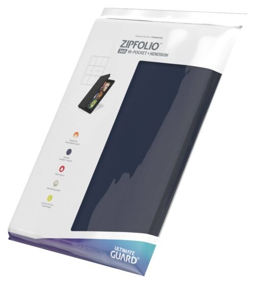 Ultimate Guard Zipfolio 360 - 18-Pocket XenoSkin - Bleu – Image 6