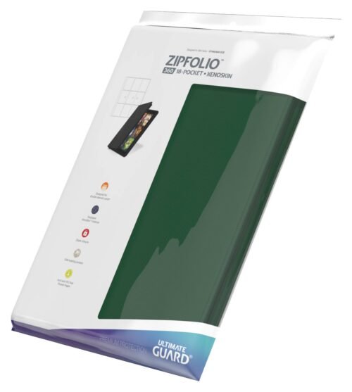 Ultimate Guard Zipfolio 360 - 18-Pocket XenoSkin - Vert – Image 6
