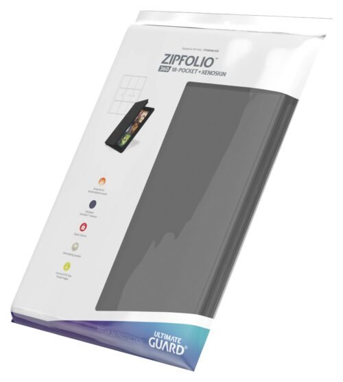 Ultimate Guard Zipfolio 360 - 18-Pocket XenoSkin - Gris – Image 6