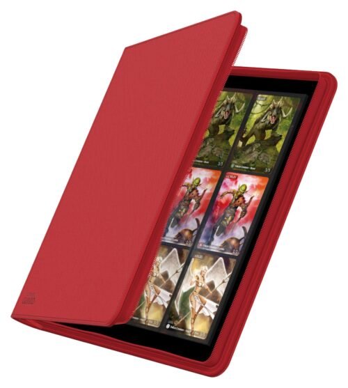 Ultimate Guard Zipfolio 480 - 24-Pocket XenoSkin (Quadrow) - Rouge – Image 2