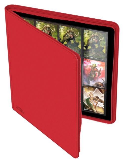 Ultimate Guard Zipfolio 480 - 24-Pocket XenoSkin (Quadrow) - Rouge – Image 4
