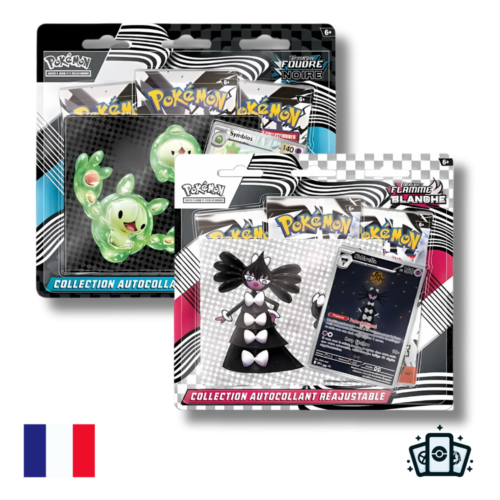 Artset Tripack Pokémon EV10.5 : Foudre Noire et Flamme Blanche - FR