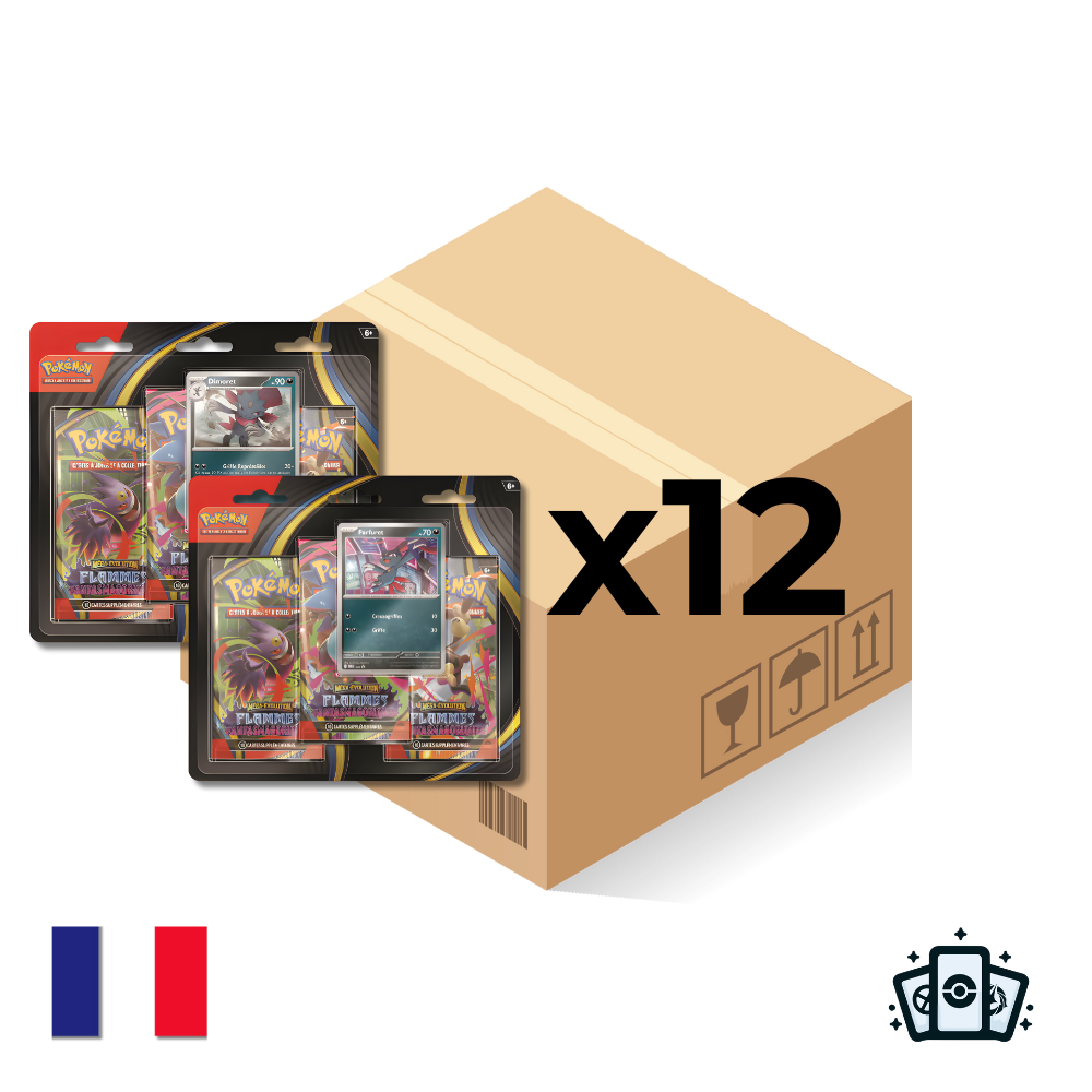 Case Tripack ME2 Flammes Fantasmagoriques