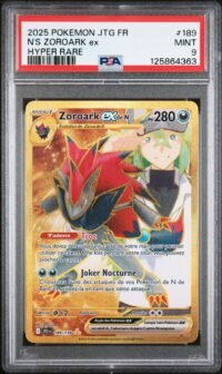 PSA 9 Zoroark 189/159 Pokémon EV9 : Aventures Ensemble - Français