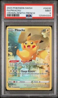 PSA 9 Pikachu GG30/GG70 Pokémon EB12.5 : Zénith Suprême - Français
