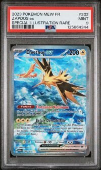 PSA 9 Electhor ex 202/165 Pokémon EV3.5 : 151 - Français
