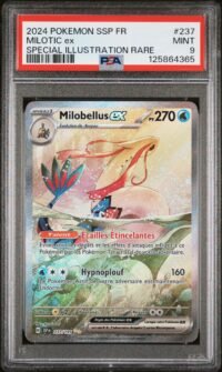 PSA 9 Milobellus ex 237/191 Pokémon EV8 : Étincelles Déferlantes - Français