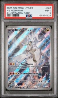 PSA 9 Reshiram 167/159 Pokémon EV9 : Aventures Ensemble - Français