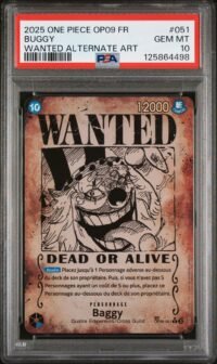 PSA 10 Baggy Wanted OP09-051 One Piece OP09 : Les Nouveaux Empereurs - Français