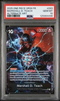 PSA 10 Marshall D. Teach OP09-093 One Piece OP09 : Les Nouveaux Empereurs - Français