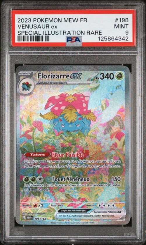 FLORIZARRE EX ALTERNATIVE SAR 198/165 FR Pokémon 151 Collect Aura 9 EUR