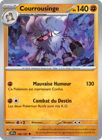 Courrousinge 100/252 Pokémon EV08 : Étincelles Déferlantes - Français