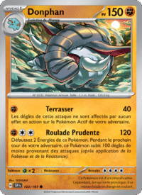 Donphan 103/252 Pokémon EV08 : Étincelles Déferlantes - Français