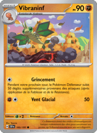 Vibraninf 105/252 Pokémon EV08 : Étincelles Déferlantes - Français