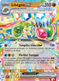 Libégon-ex 106/252 Pokémon EV08 : Étincelles Déferlantes - Français
