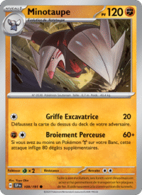 Minotaupe 109/252 Pokémon EV08 : Étincelles Déferlantes - Français