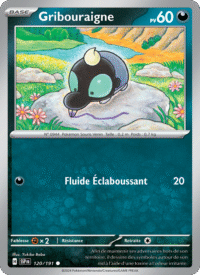 Gribouraigne 120/252 Pokémon EV08 : Étincelles Déferlantes - Français