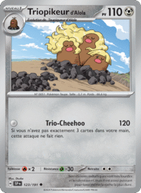 Triopikeur d'Alola 123/252 Pokémon EV08 : Étincelles Déferlantes - Français