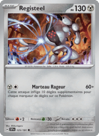 Registeel 125/252 Pokémon EV08 : Étincelles Déferlantes - Français