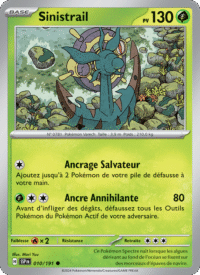 Sinistrail 010/252 Pokémon EV08 : Étincelles Déferlantes - Français
