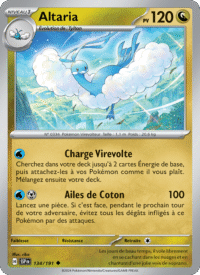Altaria 134/252 Pokémon EV08 : Étincelles Déferlantes - Français