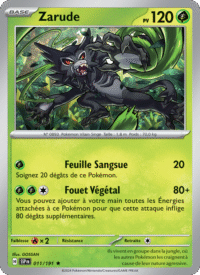 Zarude 011/252 Pokémon EV08 : Étincelles Déferlantes - Français