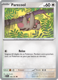 Parecool 145/252 Pokémon EV08 : Étincelles Déferlantes - Français