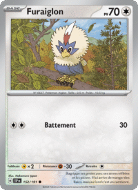 Furaiglon 152/252 Pokémon EV08 : Étincelles Déferlantes - Français
