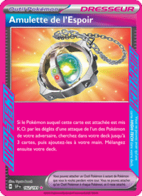 Amulette de l'Espoir 162/252 Pokémon EV08 : Étincelles Déferlantes - Français