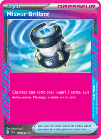 Mixeur Brillant 164/252 Pokémon EV08 : Étincelles Déferlantes - Français