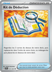 Kit de Déduction 171/252 Pokémon EV08 : Étincelles Déferlantes - Français