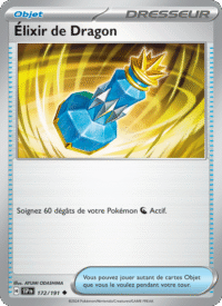 Élixir de Dragon 172/252 Pokémon EV08 : Étincelles Déferlantes - Français