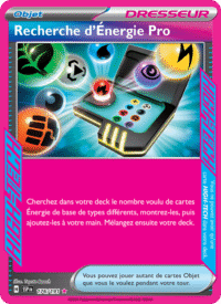 Recherche d'Énergie Pro 176/252 Pokémon EV08 : Étincelles Déferlantes - Français