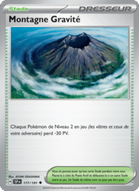 Montagne Gravité 177/252 Pokémon EV08 : Étincelles Déferlantes - Français