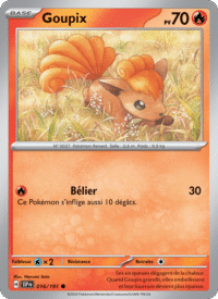 Goupix 016/252 Pokémon EV08 : Étincelles Déferlantes - Français