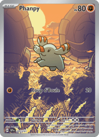 Phanpy 205/252 Pokémon EV08 : Étincelles Déferlantes - Français