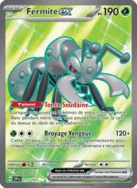 Fermite-ex 215/252 Pokémon EV08 : Étincelles Déferlantes - Français