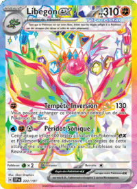 Libégon-ex 222/252 Pokémon EV08 : Étincelles Déferlantes - Français