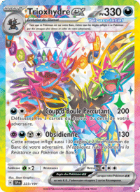 Trioxhydre-ex 223/252 Pokémon EV08 : Étincelles Déferlantes - Français