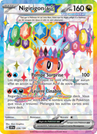 Nigirigon-ex 226/252 Pokémon EV08 : Étincelles Déferlantes - Français