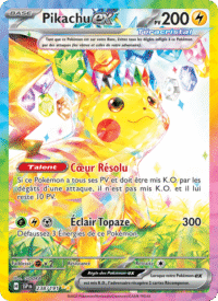 Pikachu-ex 238/252 Pokémon EV08 : Étincelles Déferlantes - Français