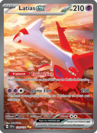 Latias-ex 239/252 Pokémon EV08 : Étincelles Déferlantes - Français